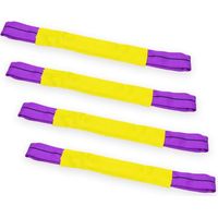 4x50cm Wheel Securing Link Straps Car Tire Fixing Belt Tie Down Loop Heavy Duty Recovery Ratchet Straps Wheels Tie Down Strap for Transporter Vehicle Recovery Tension 1T Breaking 6T Capacity