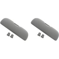 Deux étuis à lunettes de voiture pour Ford Fortwo 453 (modèles 2015-2021), avec clips de rangement pour poignée de toit et cadres de lunettes.