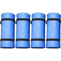 Lot de 4 sacs de sable de poids pour gazébo, sacs de sable pour tente, sacs de sable doubles, sacs de poids pour auvent de parapluie, gazébo