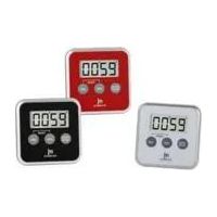 Küchenuhr Lowell JT 5412R LCD Bildschirm rot kompakt