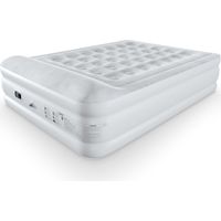 Matelas gonflable Blanc 203x52x46cm pneumatique 2 personnes Lit d'appoint gonflable