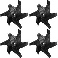Jeu de 4 lames de motoculture Lames de motoculture de remplacement compatibles 52cc