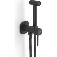 Batteria bidet a incasso nera opaca con doccetta bidet – moderna, salvaspazio ed elegante
