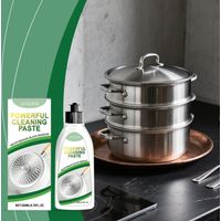 JAYSUING Pot Bottom Cleaning Paste: Cleans stubborn black stains and cookware, dissolves heavy grease, and is a household essential. 200ml