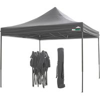 MaxxGarden Gazebo da Esterno Resistente - Gazebo Pieghevole da Giardino Pop-Up con Sacca di Trasporto - Protezione UV 50+ - 3x3m - Colore Antracite