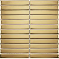 Glass Wall Mosaic Rea P14457 Gold