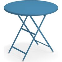 EMU Arc En Ciel Table pliante D. 80 Bleu Marina 16