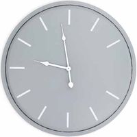 Karlsson Wall Clock - Metal - L4 x W49 x H49 cm - Grey