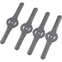 BUNTHAUS 20 Pieces Lawn Mower Blades Plastic Lawn Mower Blade Cordless Mower Garden Tool Lawn Mower Mower