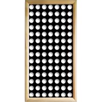PICCOLI FORI - Moduli Decorativi in Legno e PVC - Misura: 47x94 cm - Colore: nero