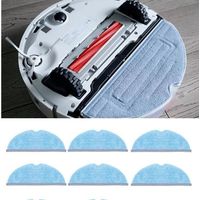 Serpillères de Rechange pour Aspirateur Roborock T7 T7plus S7,Chiffons de Nettoyage pour Aspirateur Roborock - Lot de 6