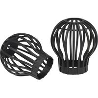 Kinzo attrape-feuilles Noir H15xl12xL12cm