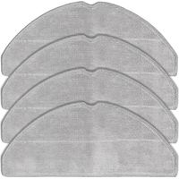 4 paños de limpieza para aspiradoras robot Tapo RV30 Max Plus, RV30 Max, RV20 Max Plus y RV20 Max. Repuesto de paño de microfibra lavable.