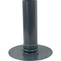 Flachdach-Unterteil aus Hart PVC mit Rückstaudichtung DN 70 - DN 150