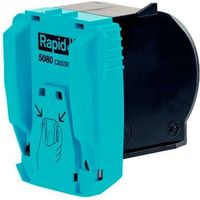 Scatola di 5000 graffette zincate tipo 5080e per cucitrici elettriche rapid