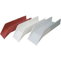 GOUTTEUR POUR BALCONS EN PLASTIQUE 25x8 cm - Blanc