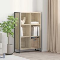 Book Cabinet 99.5 x 30 x 108.5 cm Engineered Wood Sonoma vidaXL