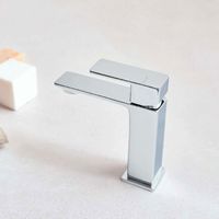 BB CUBO Einhand-Waschtischbatterie Mattschwarz 30,7 cm