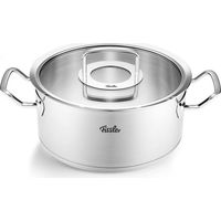 Fissler, Pentola Bassa in Acciaio Inox, 20 cm, 2.6 Litri, Original Profi Collection