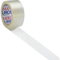 Ruban adhésif d'emballage polypropylène translucide 50 mm x 66 m - Maxiburo - Lot de 6