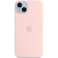 Apple Silikon Case mit MagSafe für iPhone 14 Plus, kalkrosa