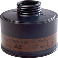 Ekastu Gasfilter Dirin 230 A2 f.Vollmaske gegen Dämpfe u.Gase DIN EN148-1