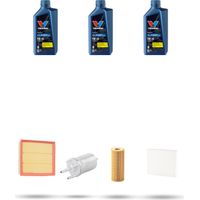 Kit tagliando 4 FILTRI e 3L OLIO compatibile con Vw POLO IV (9N) 1.2 12v 51kw Dal 2007 al 2009