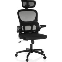 Bürostuhl / Drehstuhl ERGOMY FLEX Sitz Stoff / Rücken Netzstoff schwarz mybuero