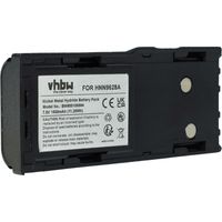 vhbw Akku kompatibel mit Motorola GTX Privacy Plus Portable, GTX LTR Portable Funkgerät, Walkie Talkie (1500 mAh, 7,5 V, NiMH) + Gürtelclip
