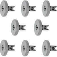 8 Unterkorb-Rollen für Spülmaschine (1 Set), geeignete Korbrollen als Zubehör/Ersatzteil für Geschirrspüler von AEG Favorit, Privileg, Zanussi, UVM.