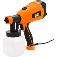 Pistola de pintura eléctrica con 3 boquillas 500 W 800 ml