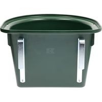 Portable manger with metal hooks'green UNBRANDED 3285