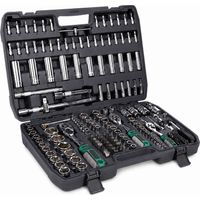 Coffret douilles métriques 172 pcs 1/4 3/8 1/2 mécanique garage