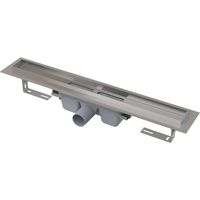 Alca Canaline - Piatto doccia Professional 65 cm, con bordo per griglia completa, acciaio inox APZ6-650