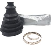 Kit soufflet de cardan universel 60 à 100 mm – Remplacement efficace avec graisse et fixations – Pour voitures – Durer Germany