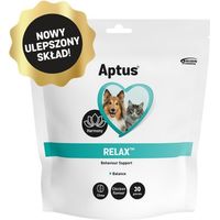 APTUS RELAX, comprimés anti-stress et anti-anxiété pour chiens et chats, 30 unités