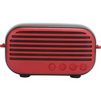 Enceinte Bluetooth sans fil d'extérieur avec microphone portatif - Kit d'enceinte portable rouge