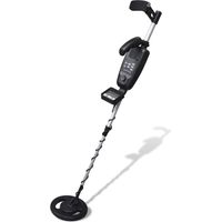 Vidaxl – Détecteur de métaux 20 cm – Profondeur de détection jusqu'à 300 cm – Bobine étanche 20 cm – Écran LCD pour localisation précise