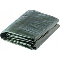 KADAX Telo impermeabile in polietilene e polipropilene 90 g/m2, robusto telone protettivo con occhielli in metallo resistenti (verde, 5 x 8 m)
