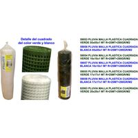 Quadratisches Kunststoffnetz, 290 g/m², Weiß, 05 x 05 x 1 m, R25 m