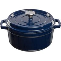 CASSERUOLA IN GHISA SMALTATA 3.5 LT BLU, CASA, CUCINA, PENTOLAME