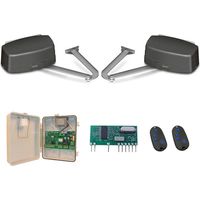 Kit Motorisation Portail Battant Automatisme Ouverture EA BR350 - Maxi 300 kg 3.5 m par battant, 230 V, 250 W, 80 cycles par jour