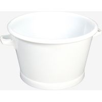 Baquet Rond Fond Renforcé Blanc - Gilac