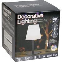 Lampe home-styling color changing lampe sans fil USB-C rechargeable 30 cm