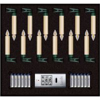 Krinner Lumix Superlight Flame Mini Elfenbein 12er Set