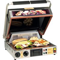 Grill de contact lisse-rainurée - Vema