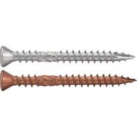 Box 200 Terrassenschrauben mit gewölbtem Kopf Edelstahl A4 Braun Torx ACTON - Doppeltes Gewinde 5x60 - 643245X60BRUN