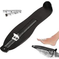 Mesureur de pieds pour enfants et adultes, pointures standard UK/EU, outil de mesure de pointure pour enfants - Noir