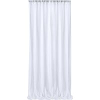 Weiße Vorhang-Hintergrundpaneele (1,5 x 2,15 m), knitterfrei, für Partys, Fenster und Zuhause
