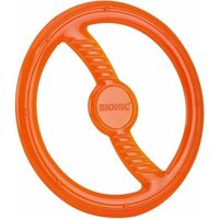 Bionic Toss-n-Tug giocattolo per cani arancione resistente galleggiante